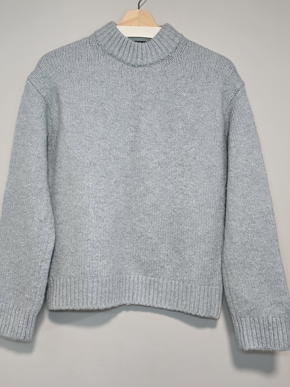 Women's Mock-turtleneck Sweater   Wool, Alpaka Blend Sz XS